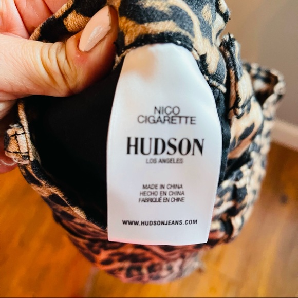 HUDSON JEANS- Nico leopard pants, 26 - Picture 3 of 6